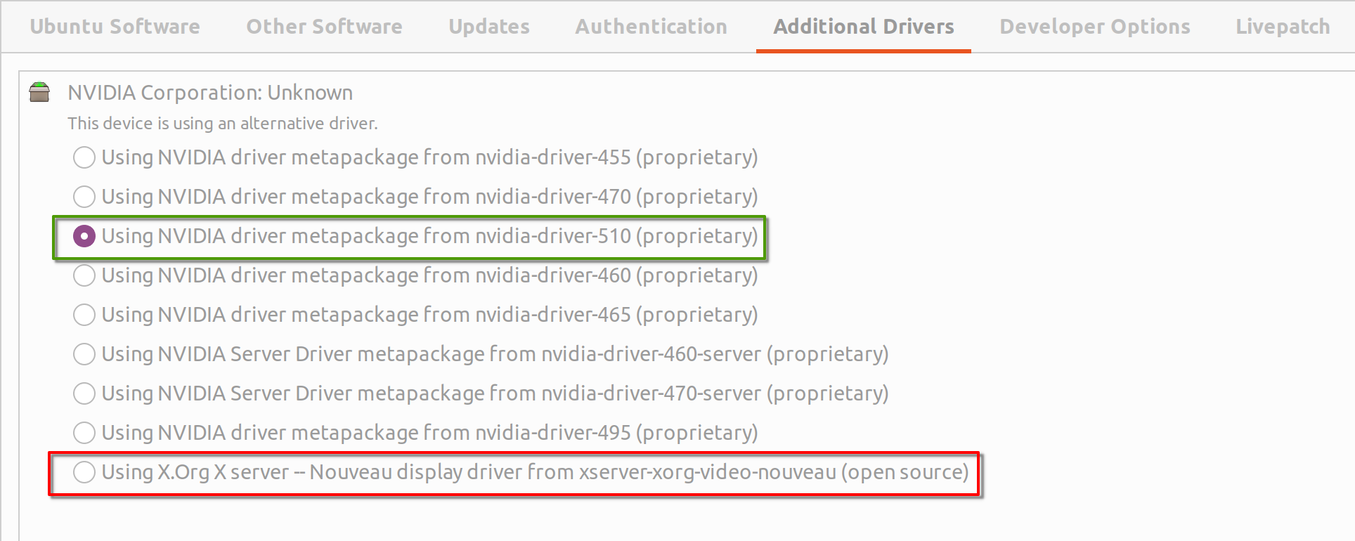 ubuntu-additional-drivers